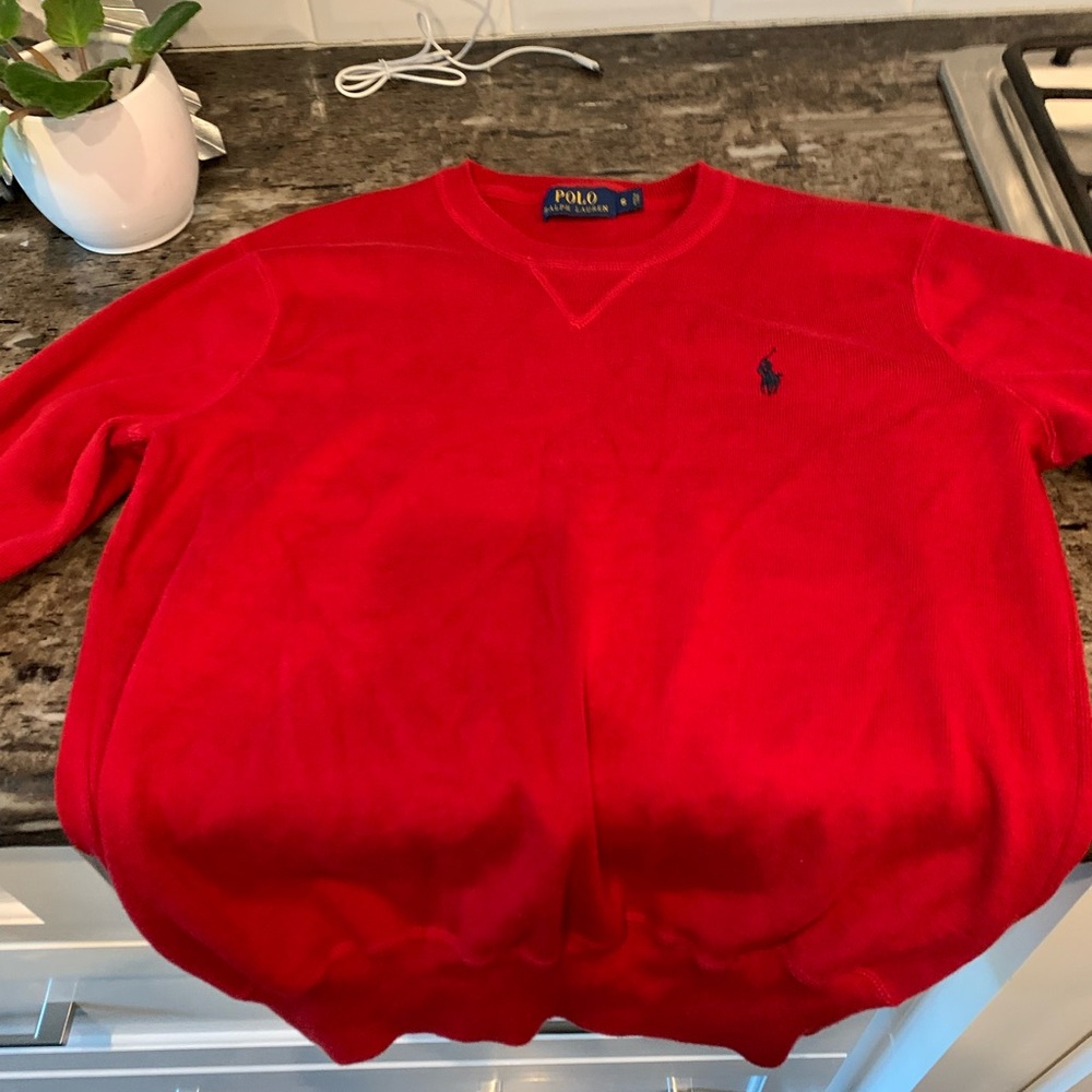 Polo Red Sweater - cotton